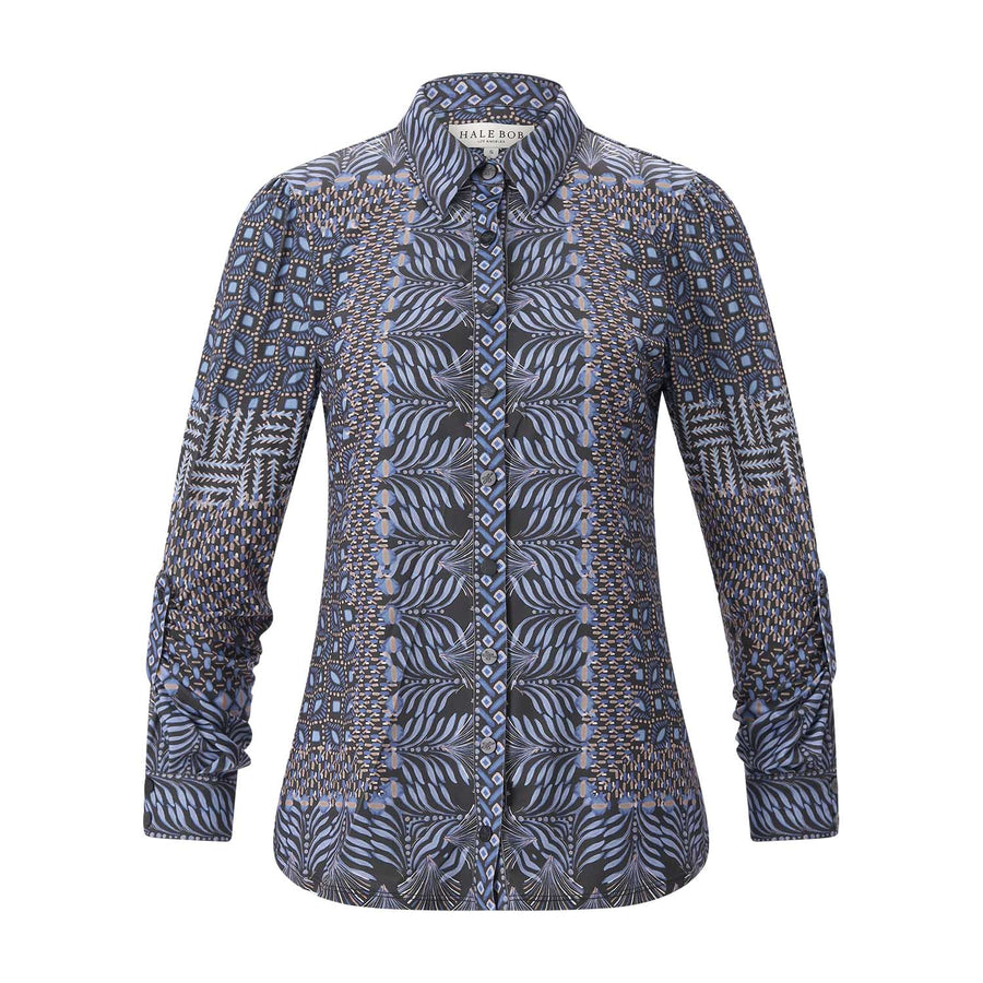 Hale Bob Bluse mit gerafften Ärmeln Damen