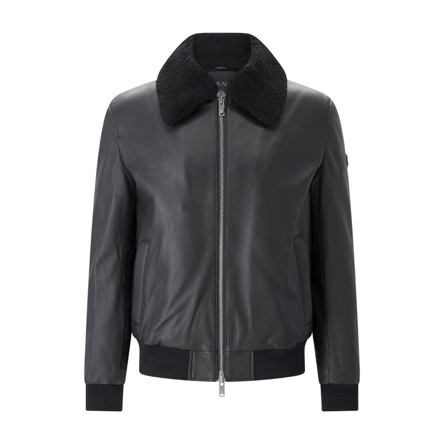 Moose Knuckles Lederjacke Toba Herren