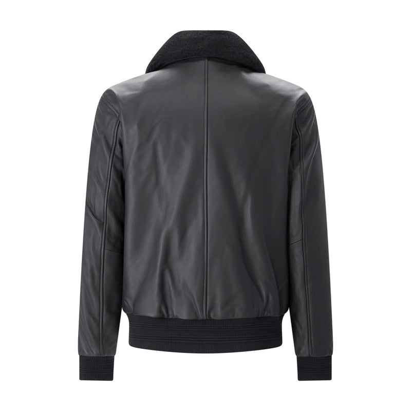 Lederjacke Toba XXL / Schwarz