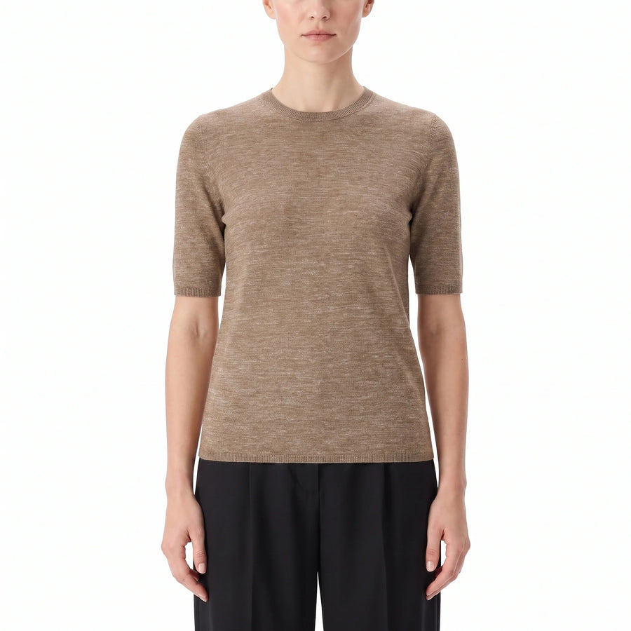 Gabriela Hearst T-Shirt aus Kaschmir-Seide-Mix Damen