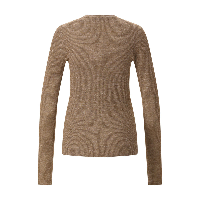 Strickjacke aus Kaschmir-Seide-Mix XL / Braun