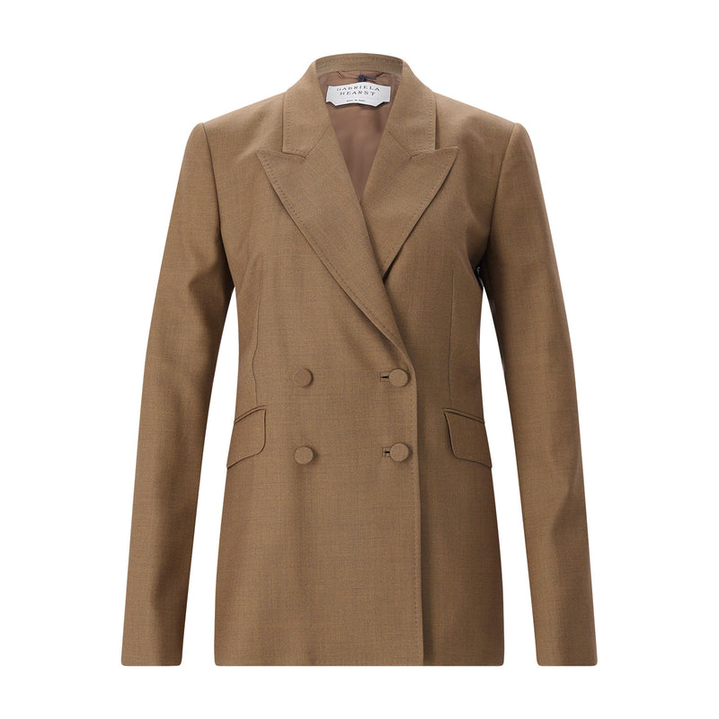 Gabriela Hearst Blazer Angela aus Woll-Seiden-Mix Damen