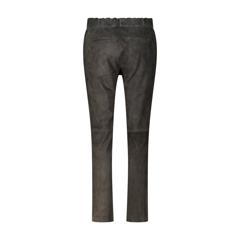 Arma Hose aus Veloursleder Damen