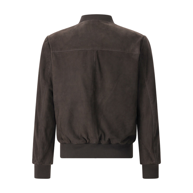 Jacke Didier aus Leder 56 / Graugrün