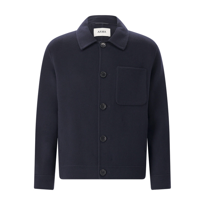 Overshirt aus Wolle 56 / Navy