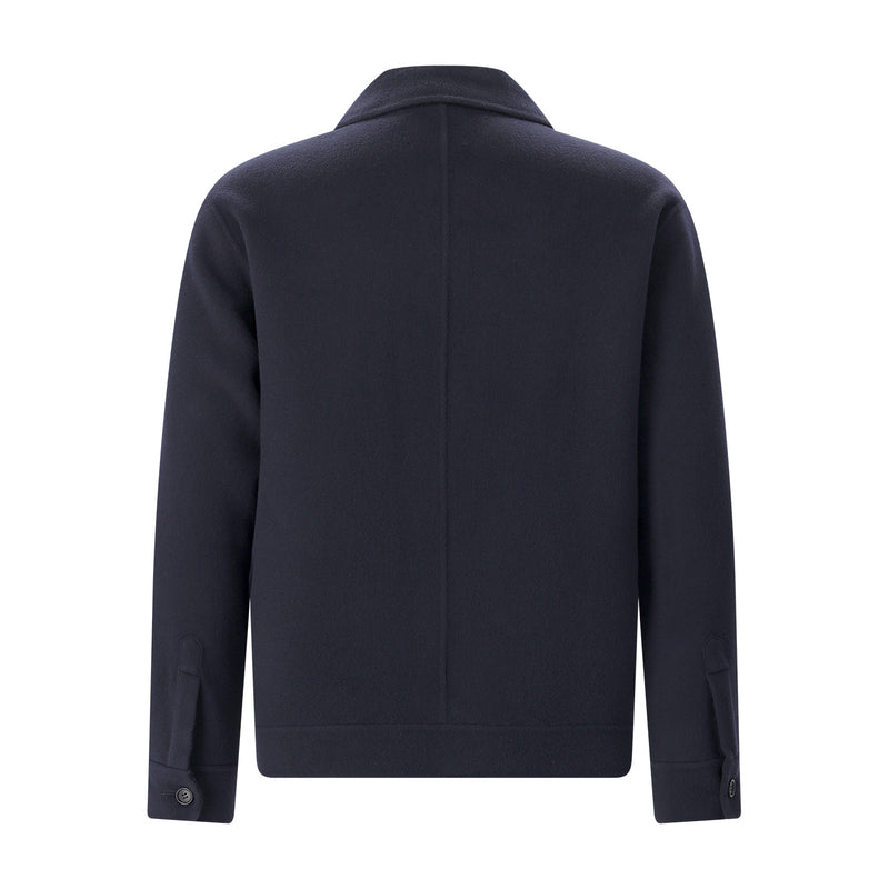 Overshirt aus Wolle 56 / Navy