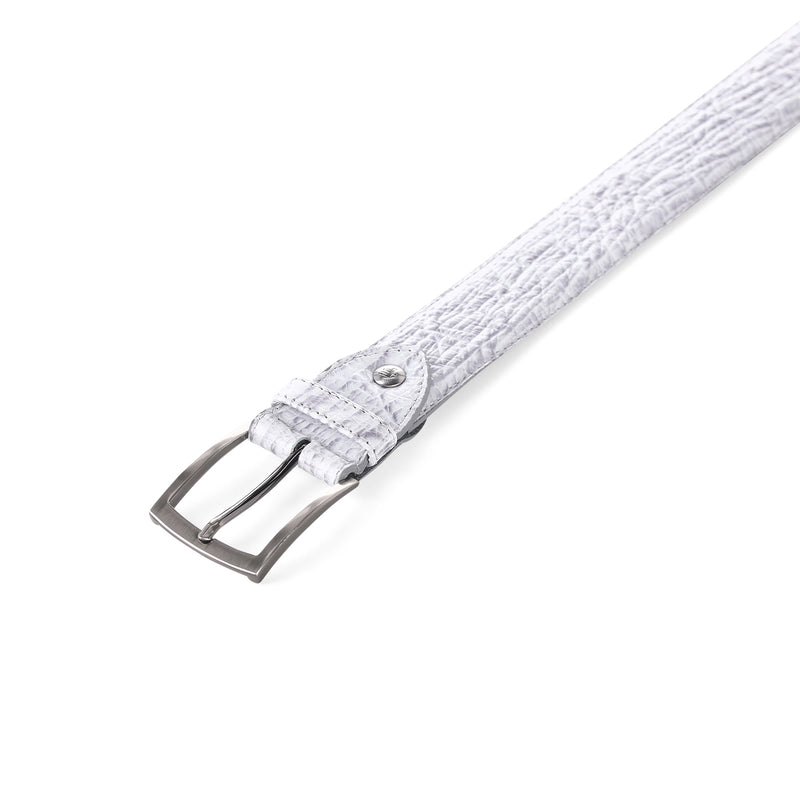 Gürtel aus Leder 115cm / Grau