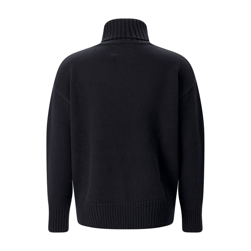 Pullover Nr. 20 Oversize xtra aus Kaschmir One Size / Schwarz