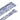 Blusenkleid Aster mit floralem Muster 46 / white cobalt blue