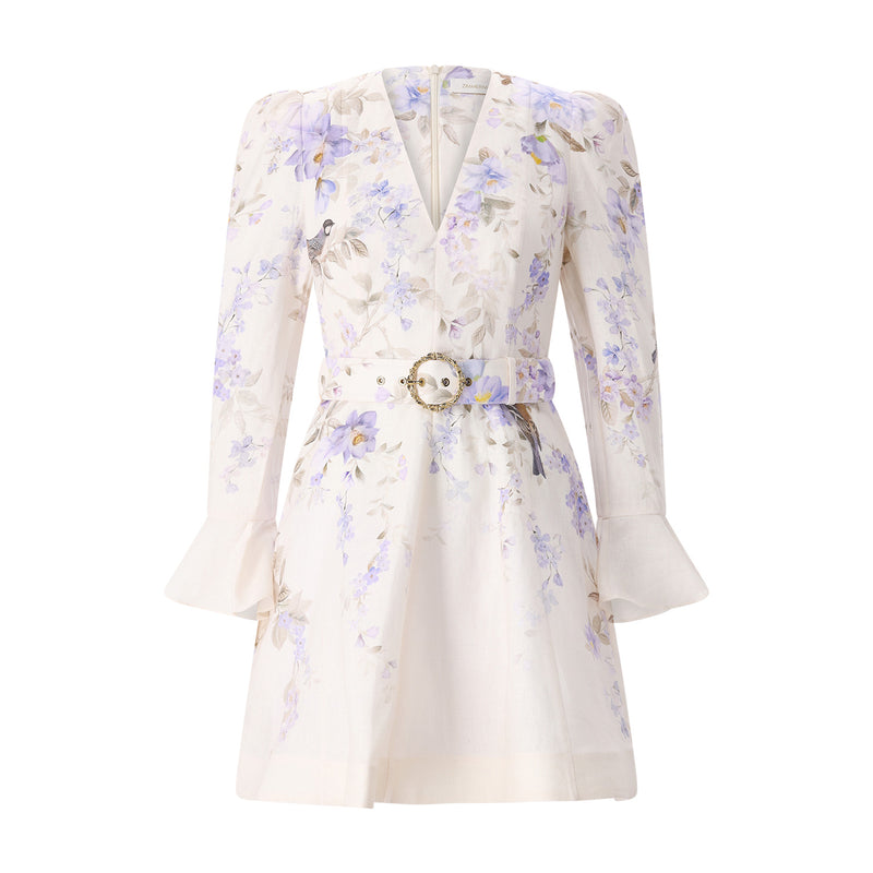 Zimmermann Minikleid Luna mit floralem Muster Damen