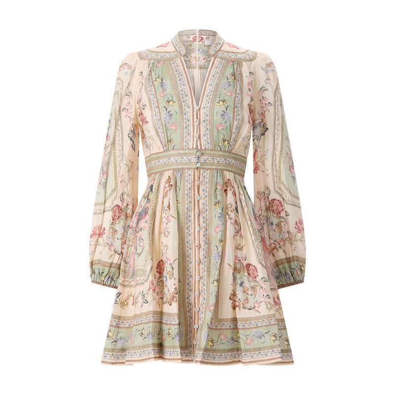 Minikleid Roselight Plunge 3 / Multicolor
