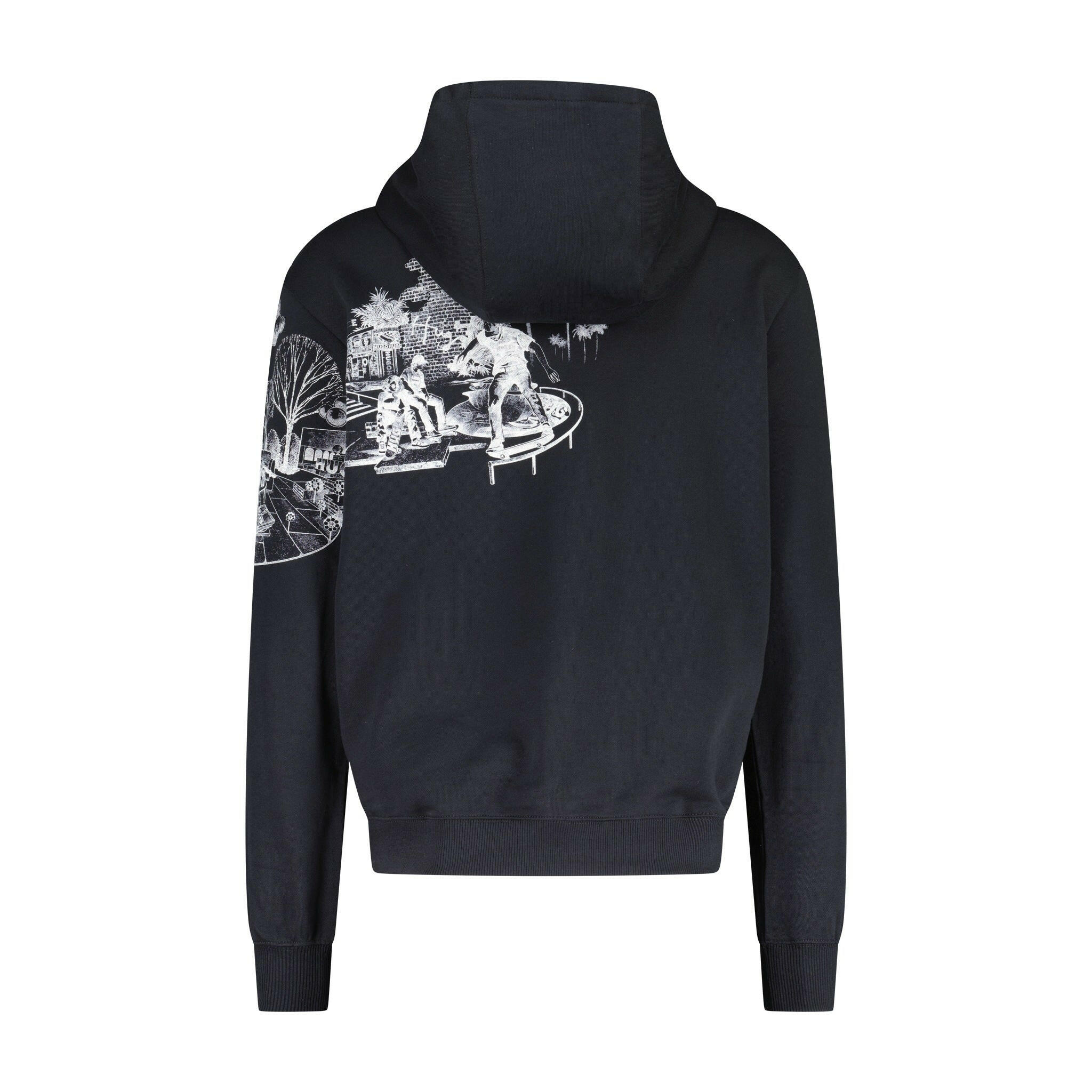 Hoodie Doliveto mit Print