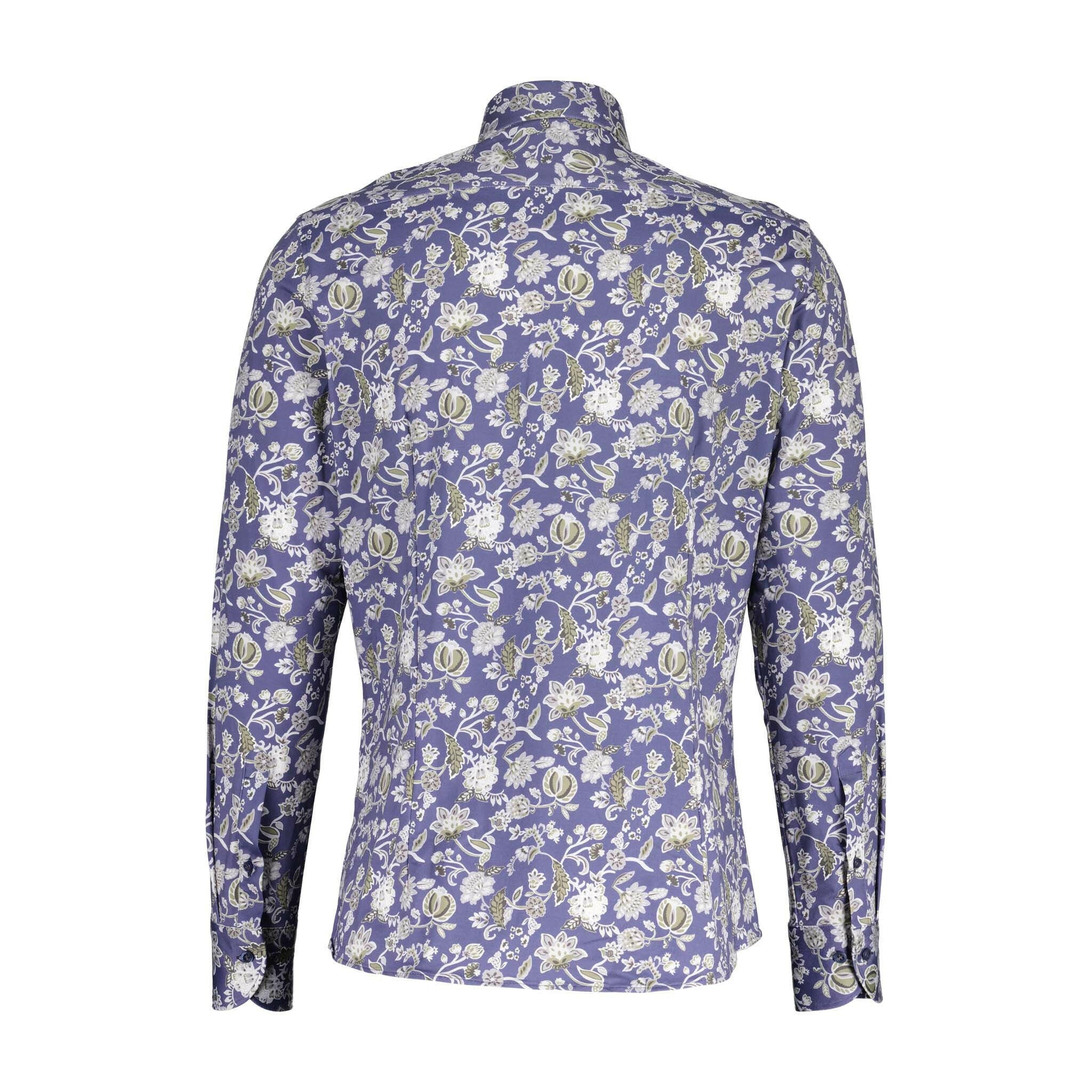 Slim-Fit Hemd mit naturalem Print