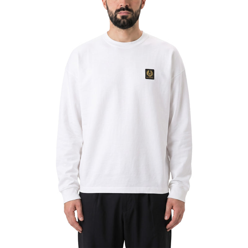 Long-sleeved shirt with logo