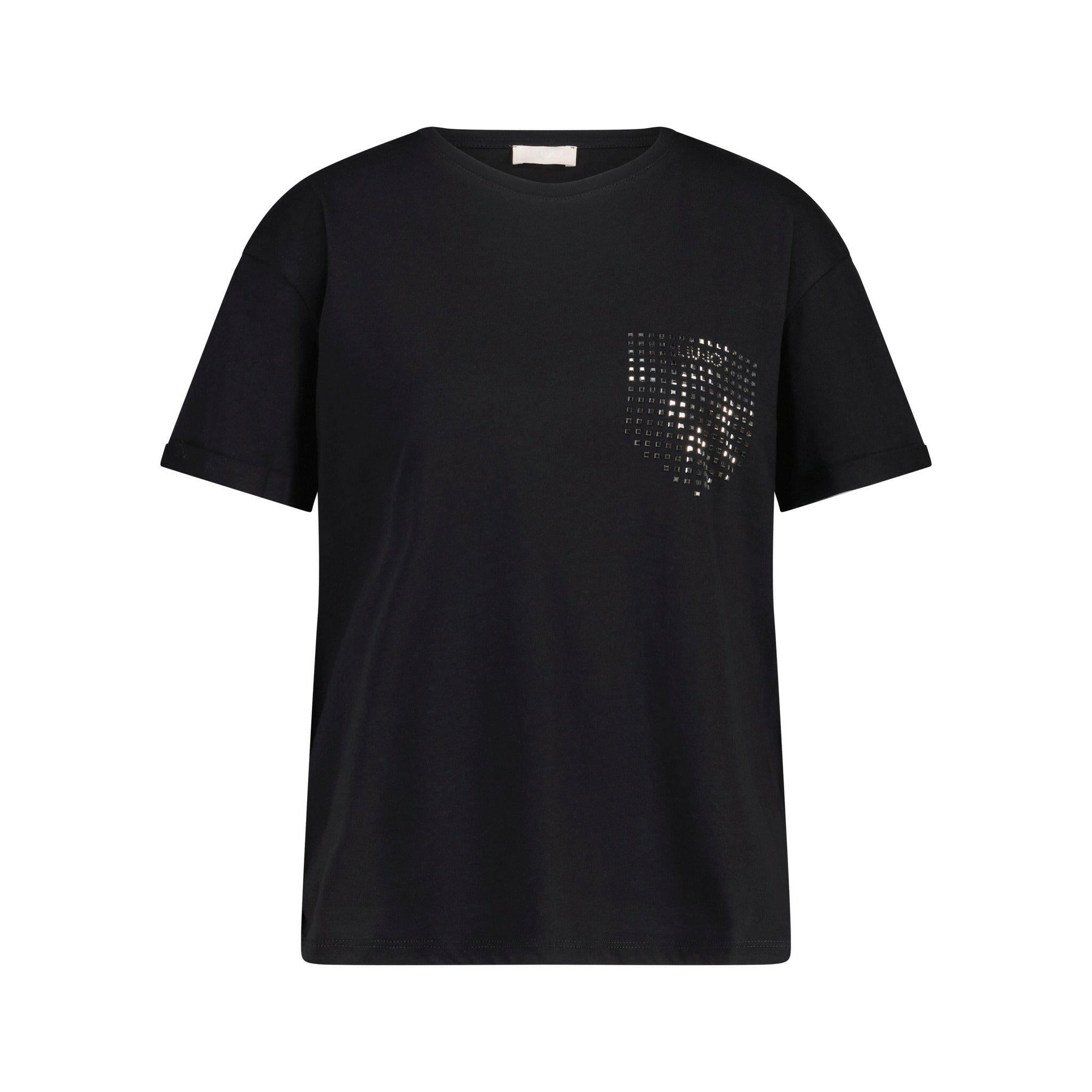 T-Shirt mit Schmuck-Details
