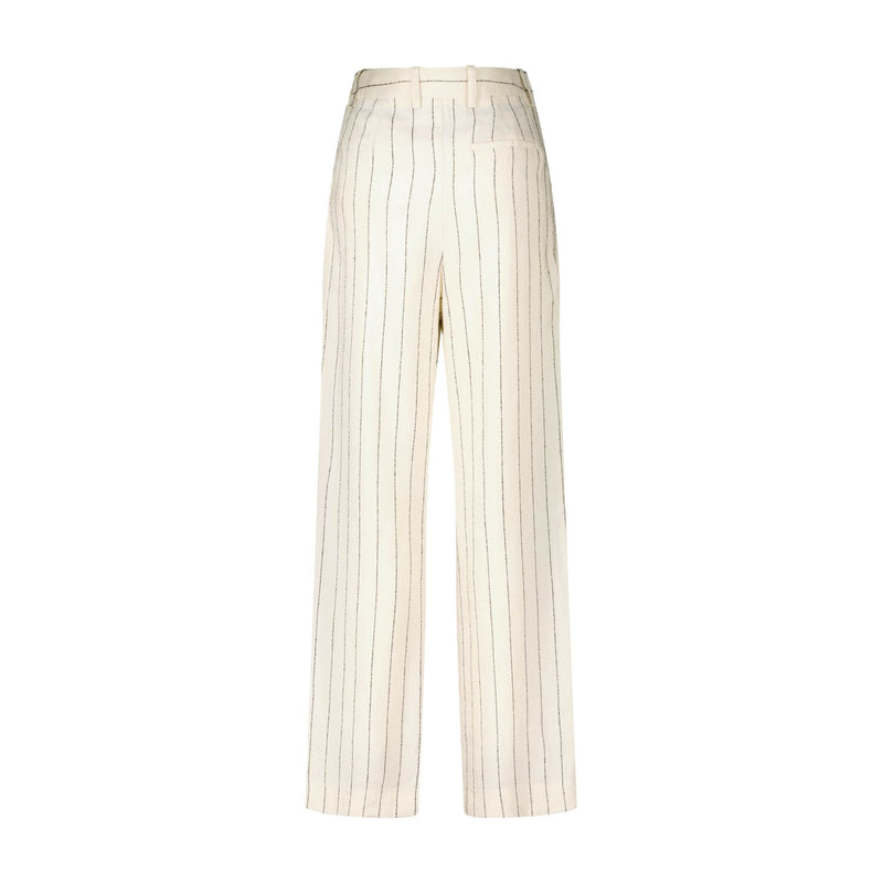 Loulou de Saison Luftige High Waist Stoffhose Damen