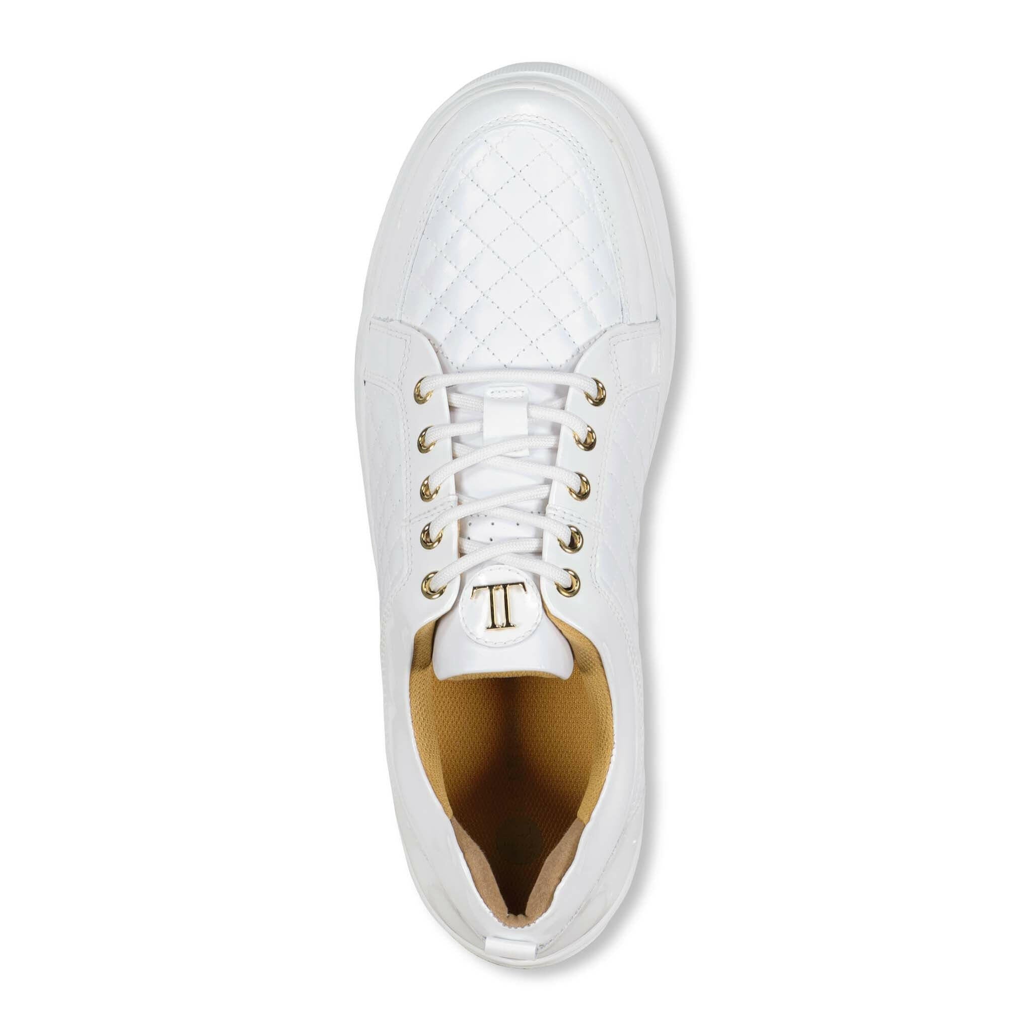 Sneaker aus Lackleder