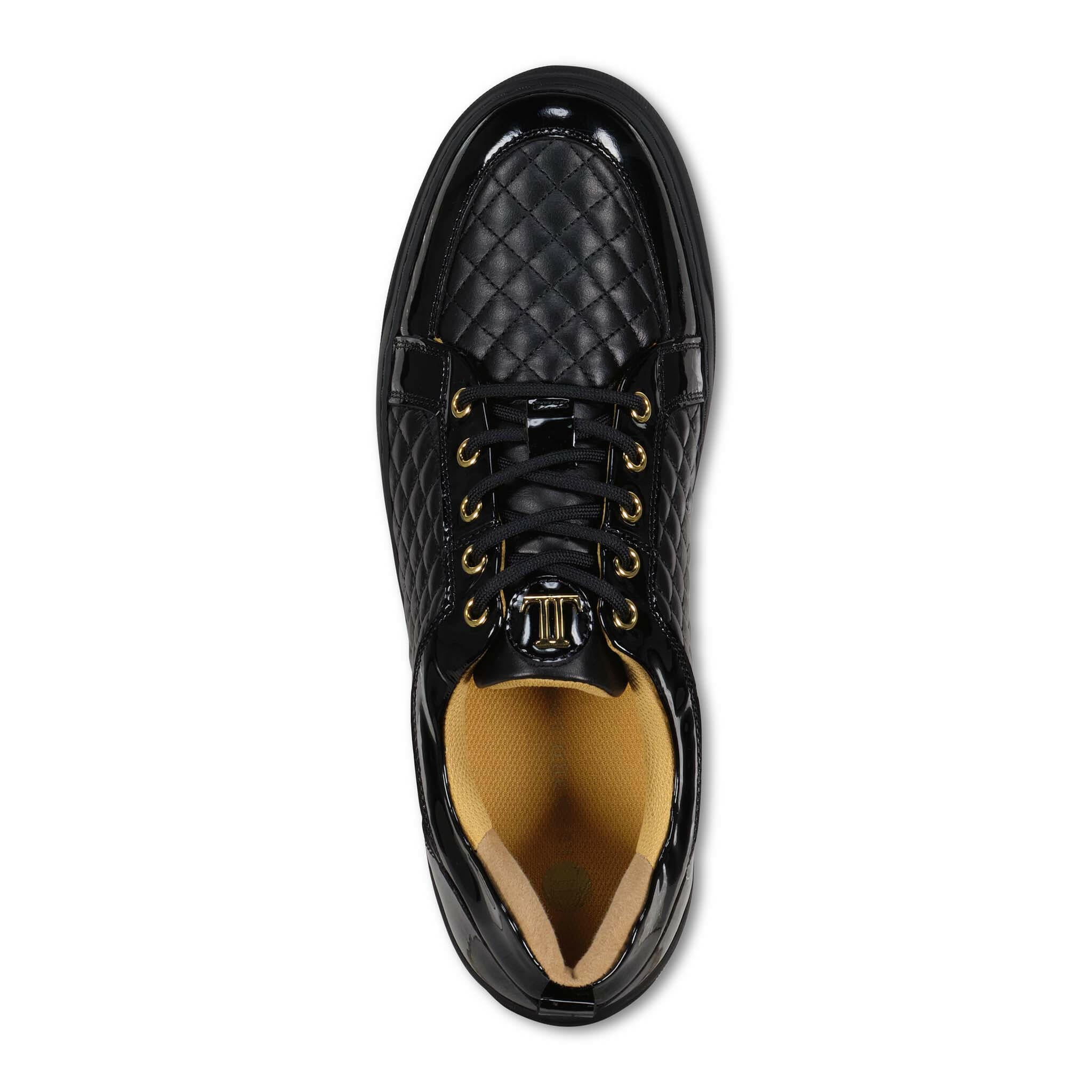 Sneaker aus Lackleder