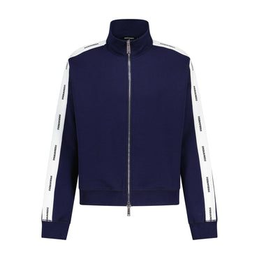 DSQUARED2 Sportjacke aus Baumwollfleece