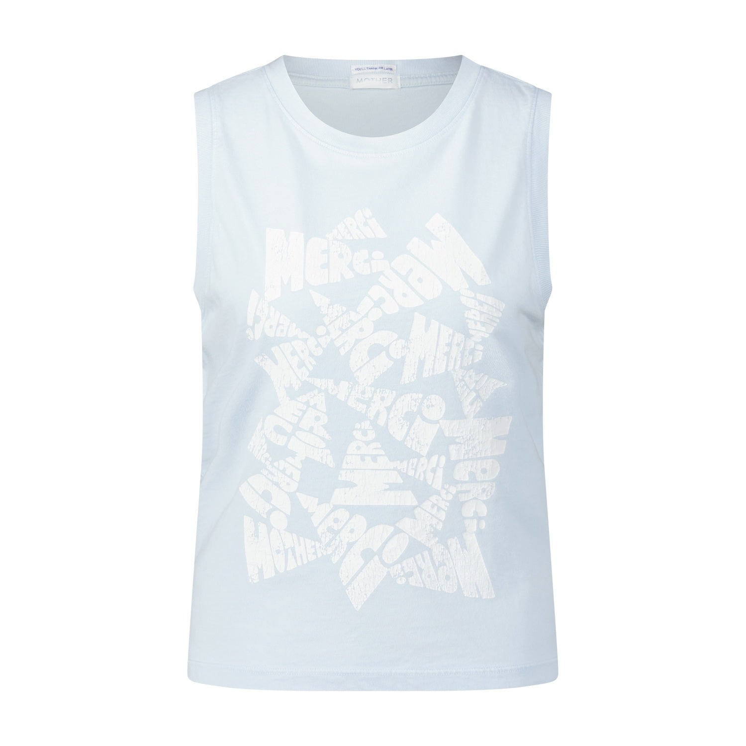 Tanktop The Strong And Silent Type mit Print im Used Look