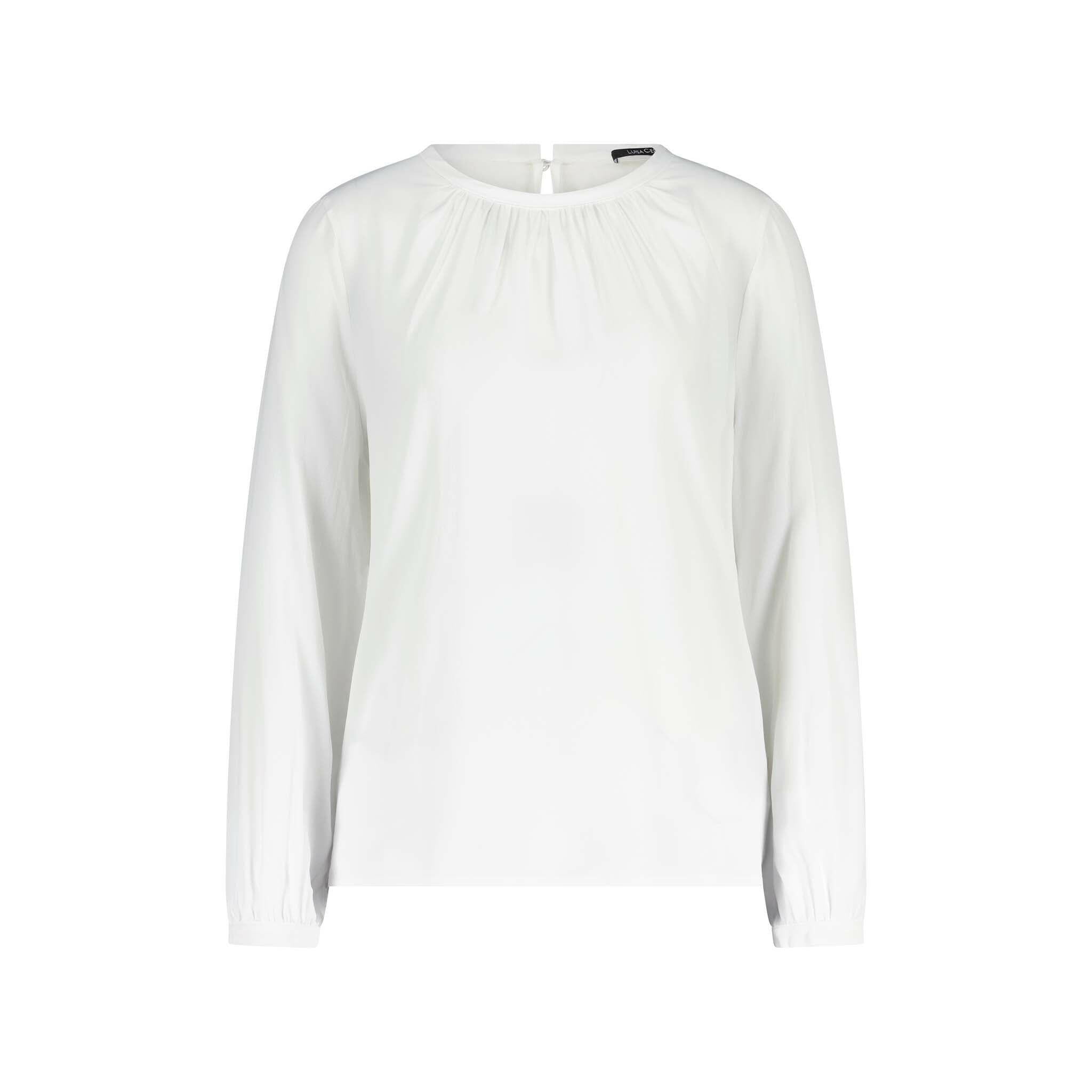 Bluse mit Seidenanteil