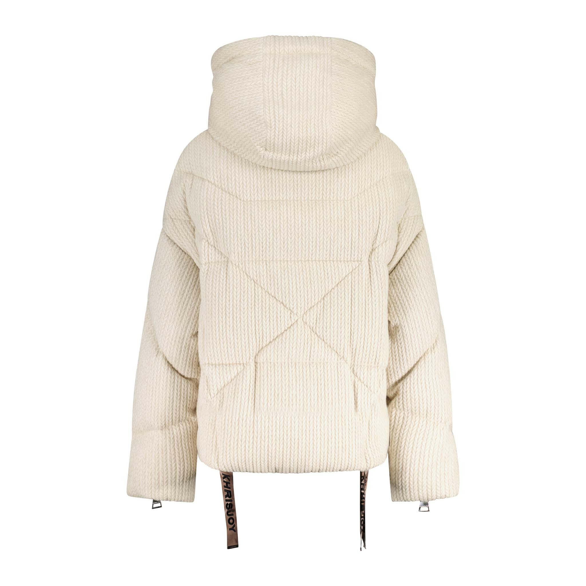 Puffer Jacke Puff Khris Iconic mit Strickbesatz