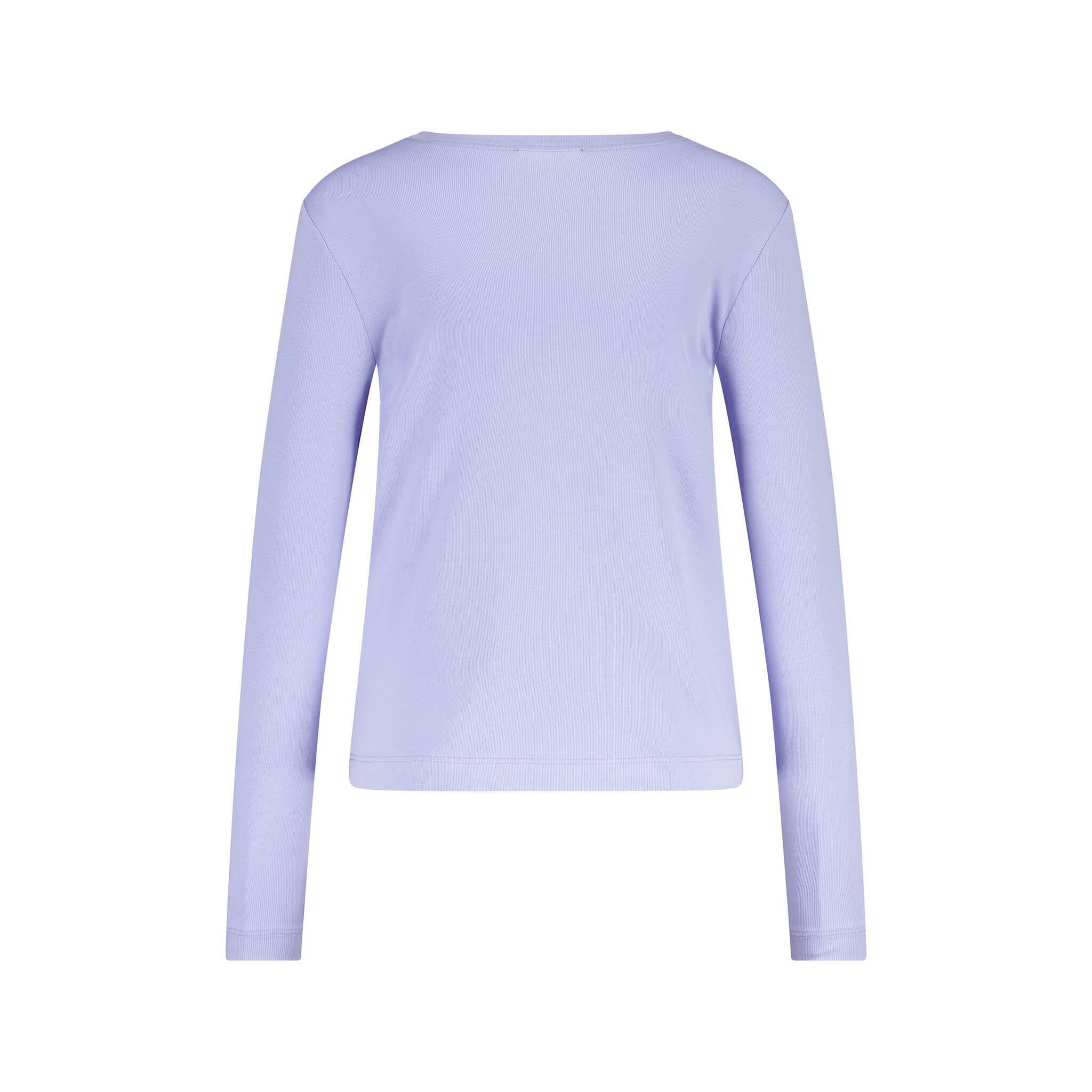 Langarmshirt aus Baumwollripp