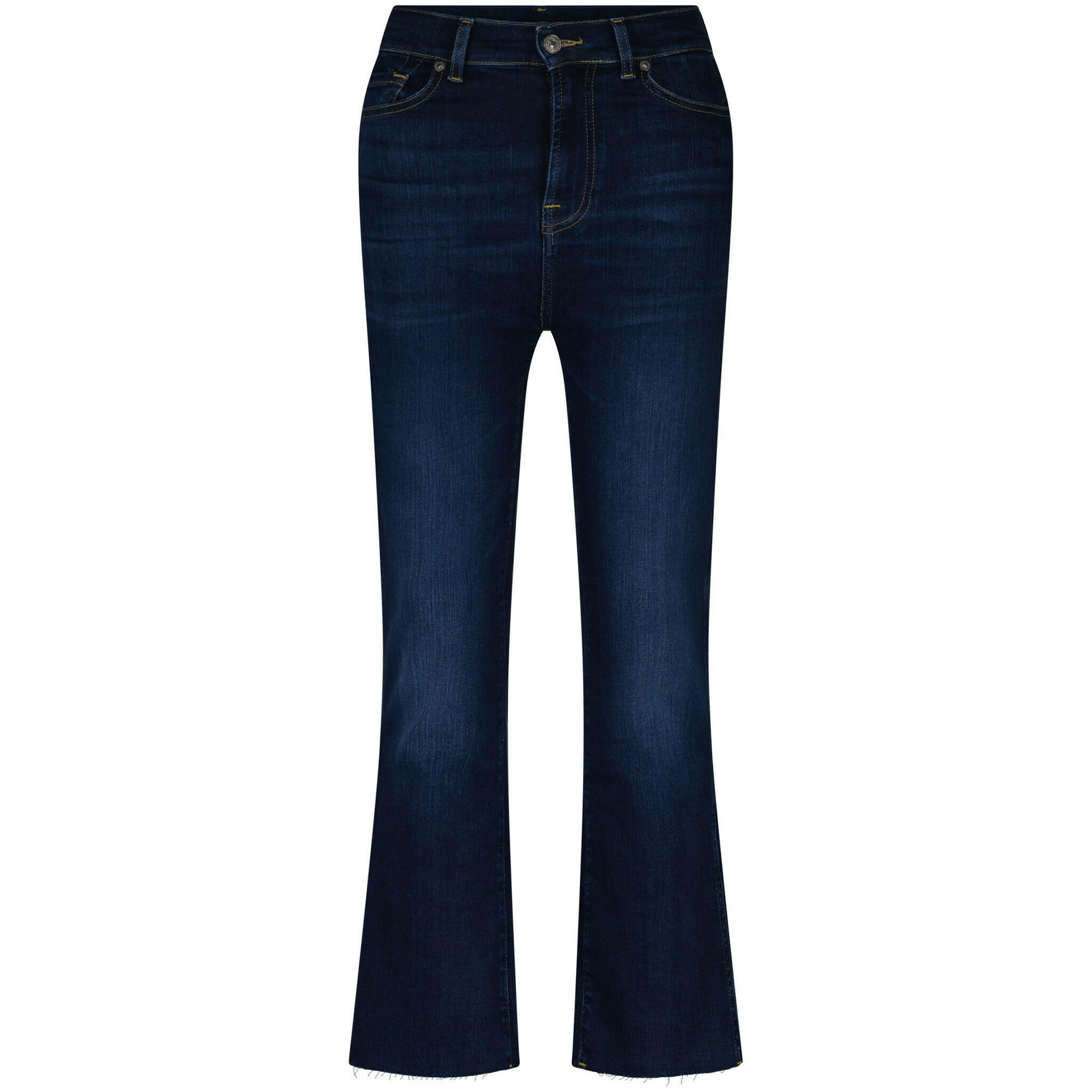 Flared Jeans in High-Waist