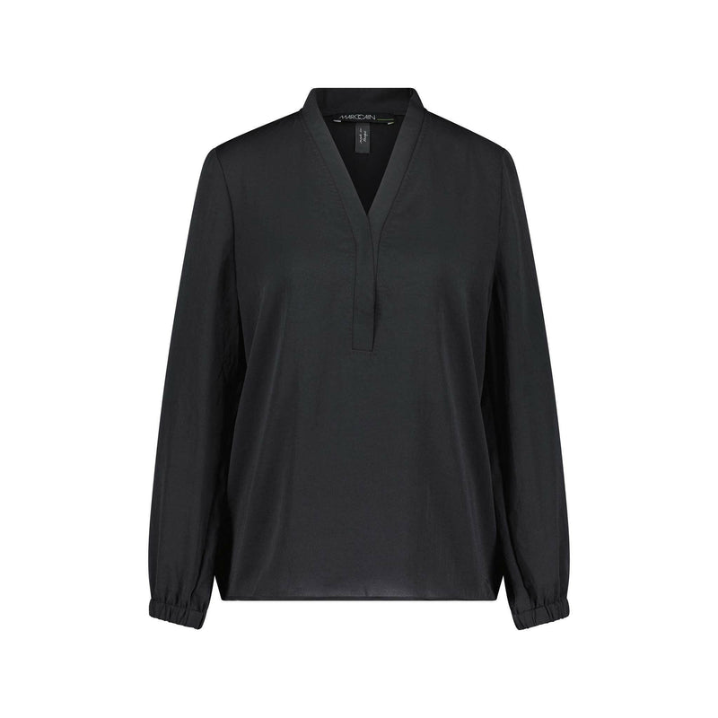 Marc Cain Weite Bluse mit leichter Schimmer-Optik Damen