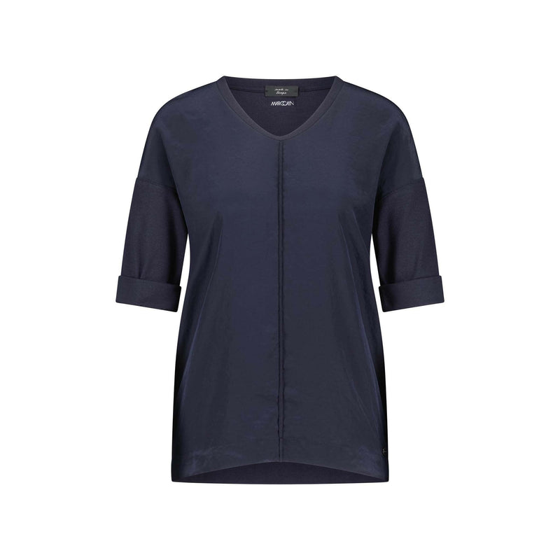 Marc Cain Blusenshirt aus Baumwoll-Mix Damen